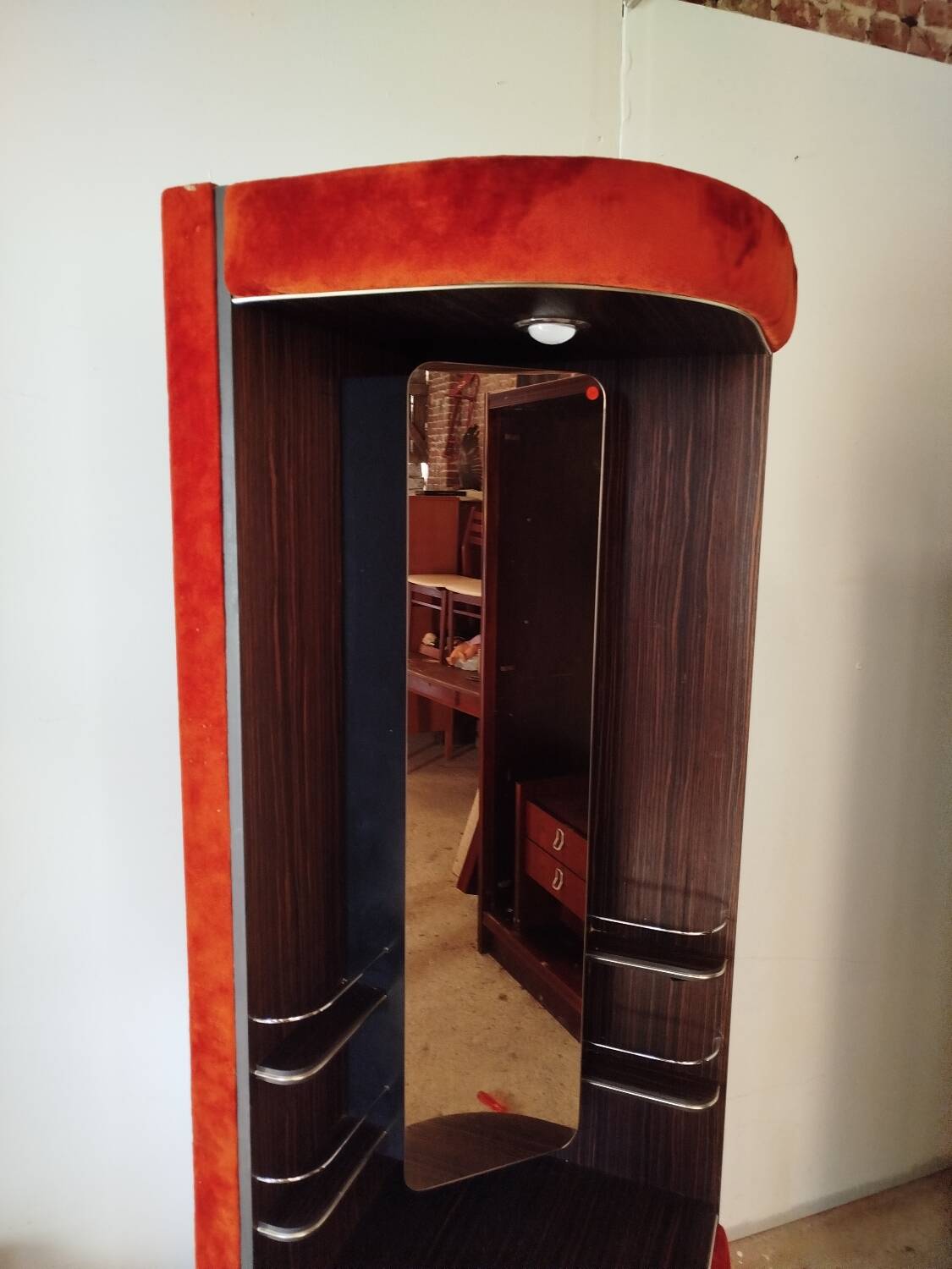 70s corner dressing table