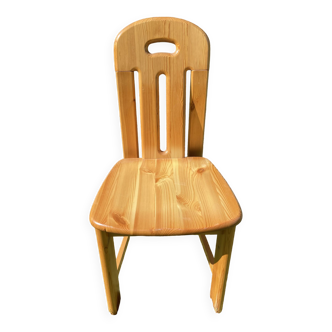 Lot de 6 chaises en bois massif