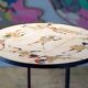 Circular coffee table decorated with warriors - 1960 Roger Capron