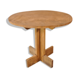 Oak pedestal table circa 1950