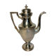 Antique silver-plated metal baluster jug from the early 20th century, VMF