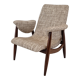 Midcentury Teak Wébé Armchair by Louis Van Teeffelen, 1960's