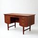 Danish teak freestanding desk