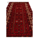 Vintage Afghan tribal prayer rug, hand-knotted from the 1950s.