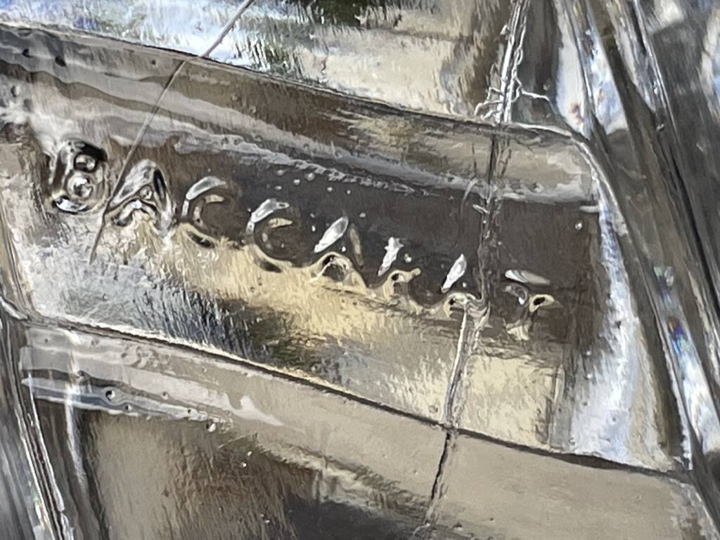 Baccarat twisted bamboo table planter – 19th-early 20th century