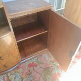 Small art deco sideboard walnut veneer