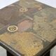 Pair of vintage Kneipp side tables with sculptural tops in mixed materials, 1970s