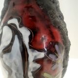 Vintage Fat Lava Earthenware Vase by Giulianelli for Ceramiche San Marino