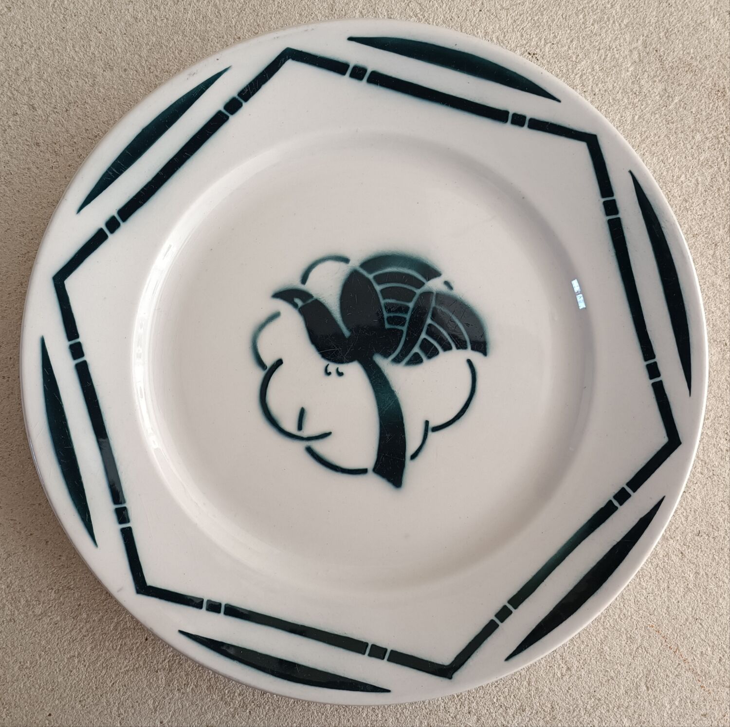 2 plates iron earth Badonviller