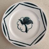 2 assiettes terre de fer Badonviller