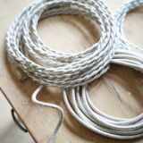 Table lamp with cut glass in the shape of a star.