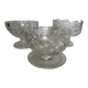 Set of 3 crystal cups