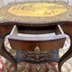 Louis XV style side table in marquetry