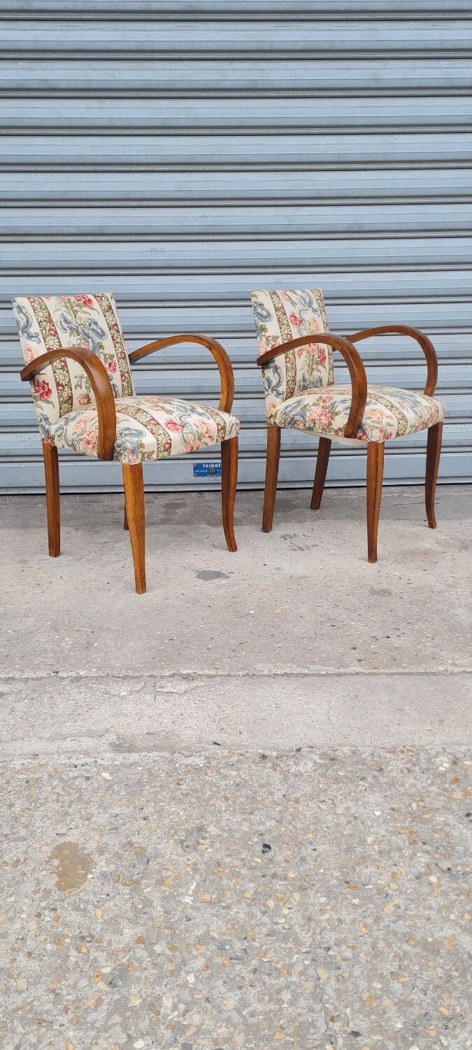 Pair of bridge chairs