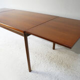 1960’s mid century modern Danish extending draw leaf dining table by AM Mobler
