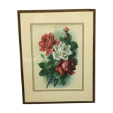 Frame bouquet of roses