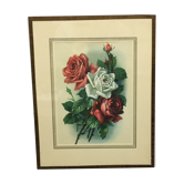 Cadre bouquet de roses