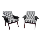 A set of retro armchairs, Czechoslovakia, 1960s