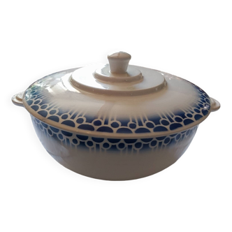 Old art deco Badonviller soup tureen