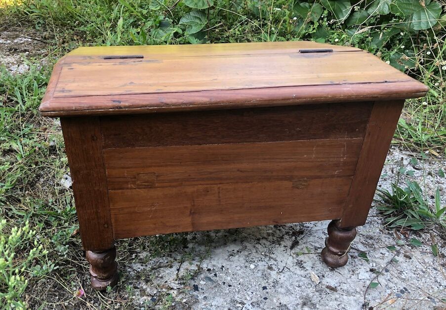 Antique teak writing desk
