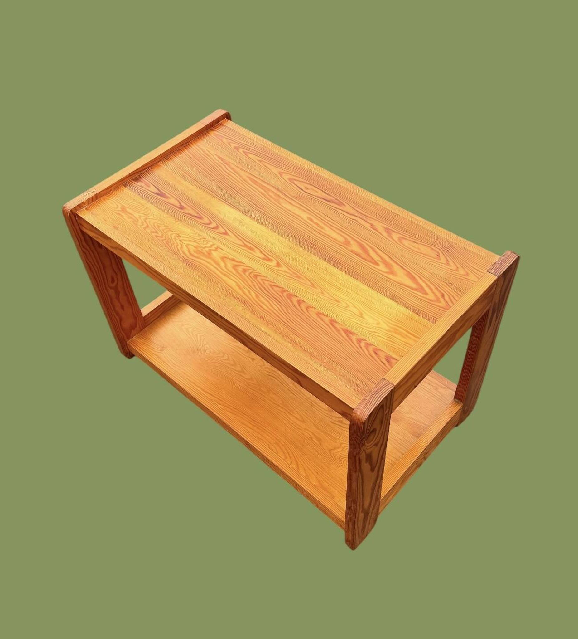 Vintage double top coffee table, circa 1970