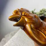 Poet Laval ceramic rooster pitcher