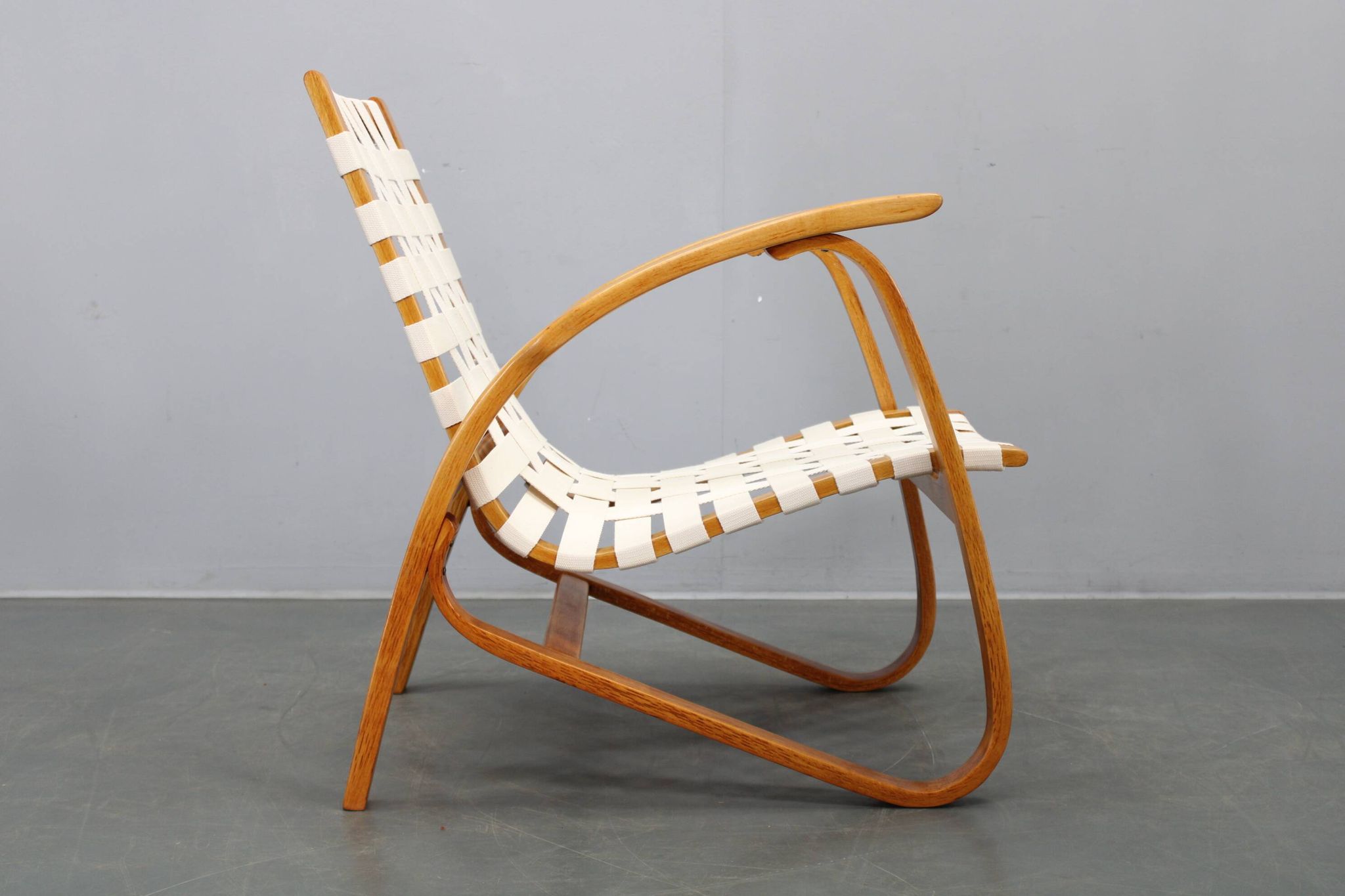 Mid-century bentwood armchair by Jan Vaněk, Czechoslovakia