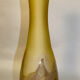 Vase en pâte de verre à long col
