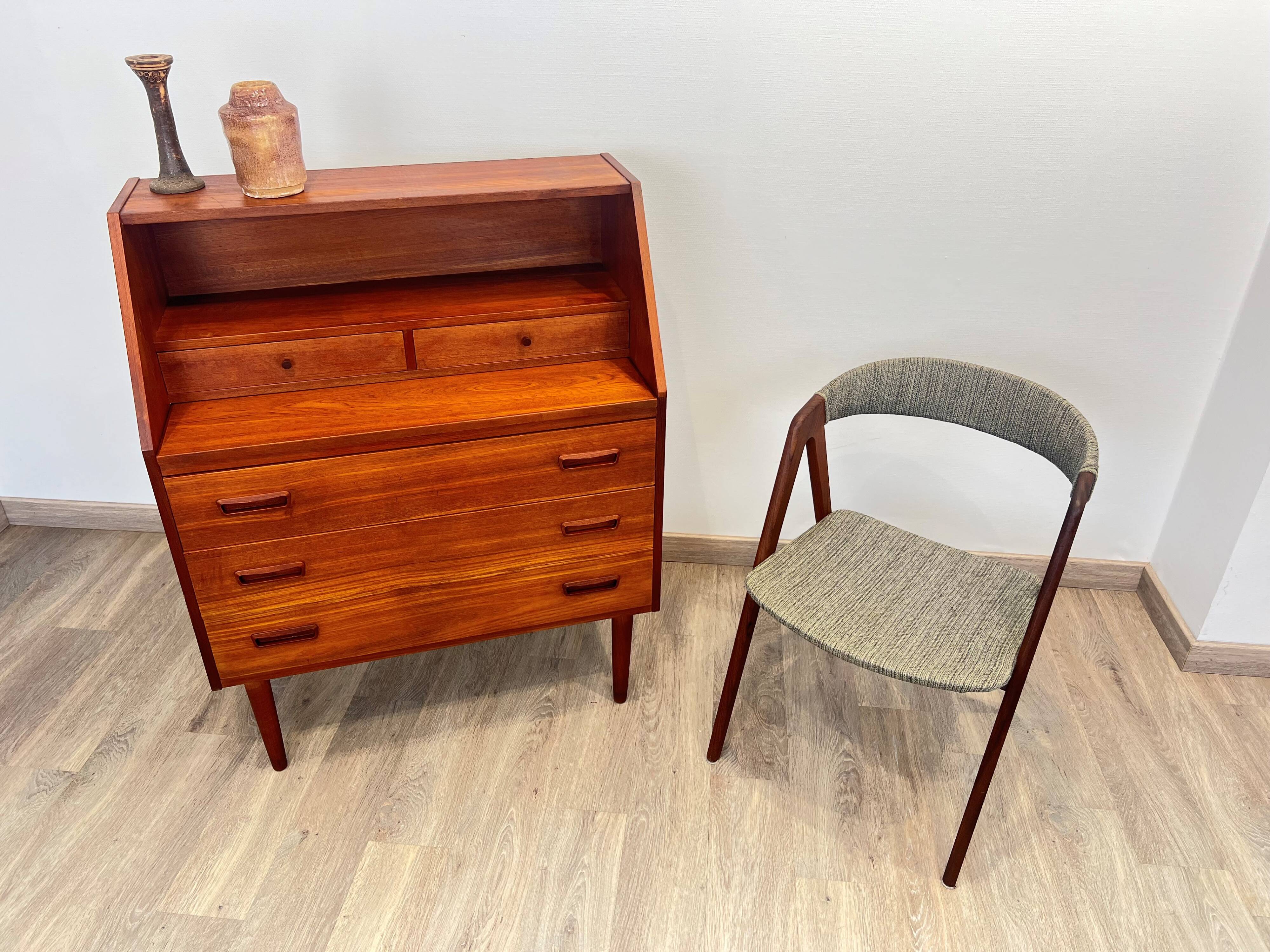 Scandinavian teak secretary from the 50s/60s
