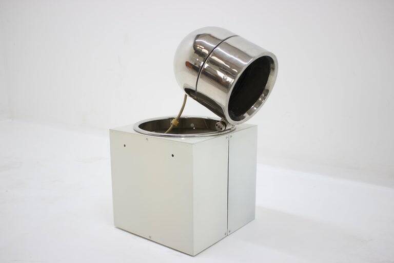 Rare Industrial Lamp by Arch. Ladislav Vrátník for Gallery Mánes, 1970s