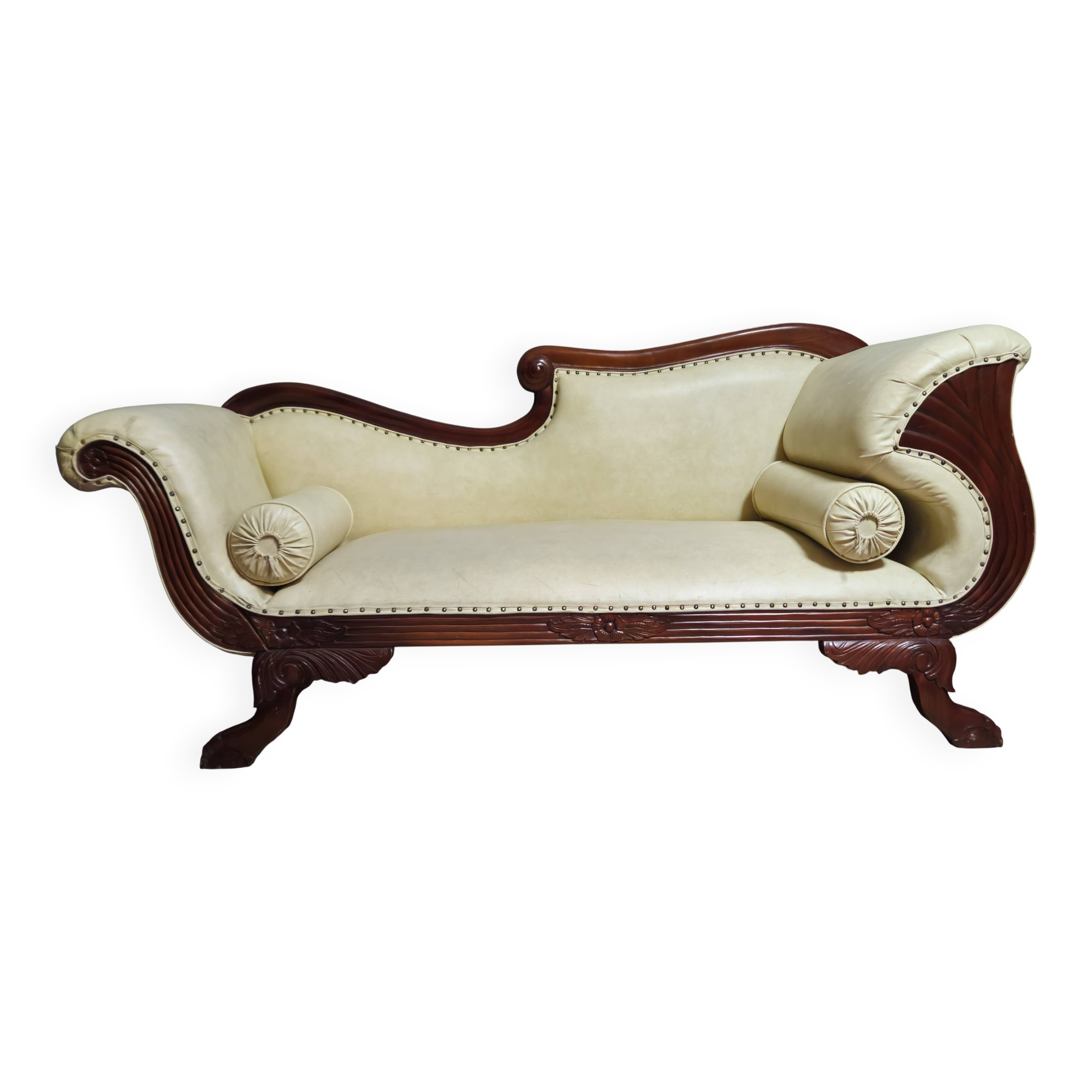 Récamier - Méridienne / antique chaise longue Empire - Charles X – 19th century