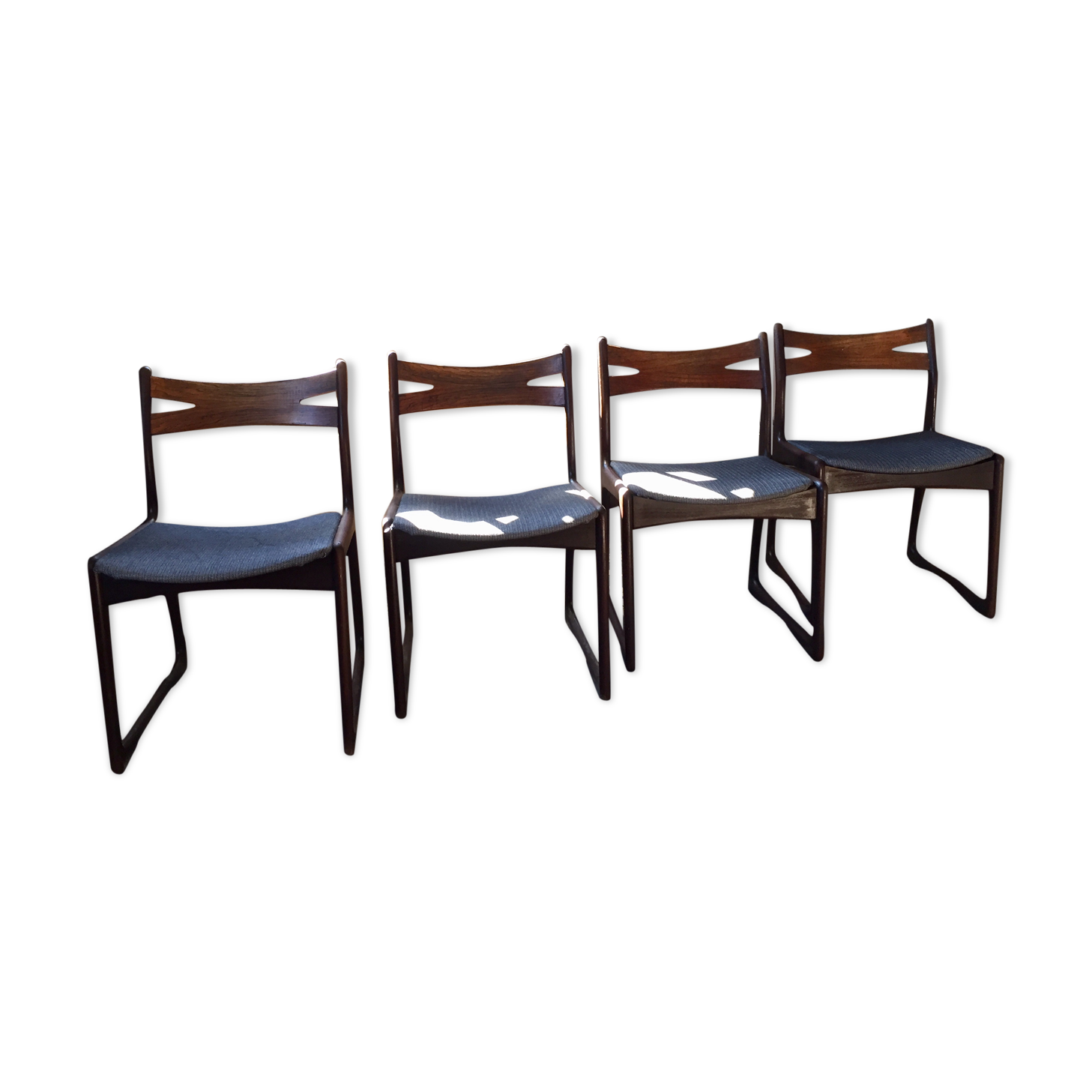 Lot of scandinavian chairs 1970