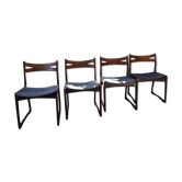 Lot of scandinavian chairs 1970