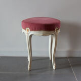 Louis XVI velvet stool