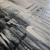 Abstract painting table