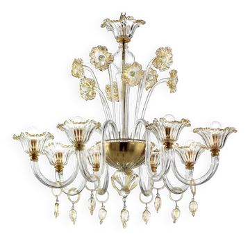 Lyvely Floreal Romantic Murano Glass Chandelier