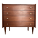 Commode en teck poignées dorées