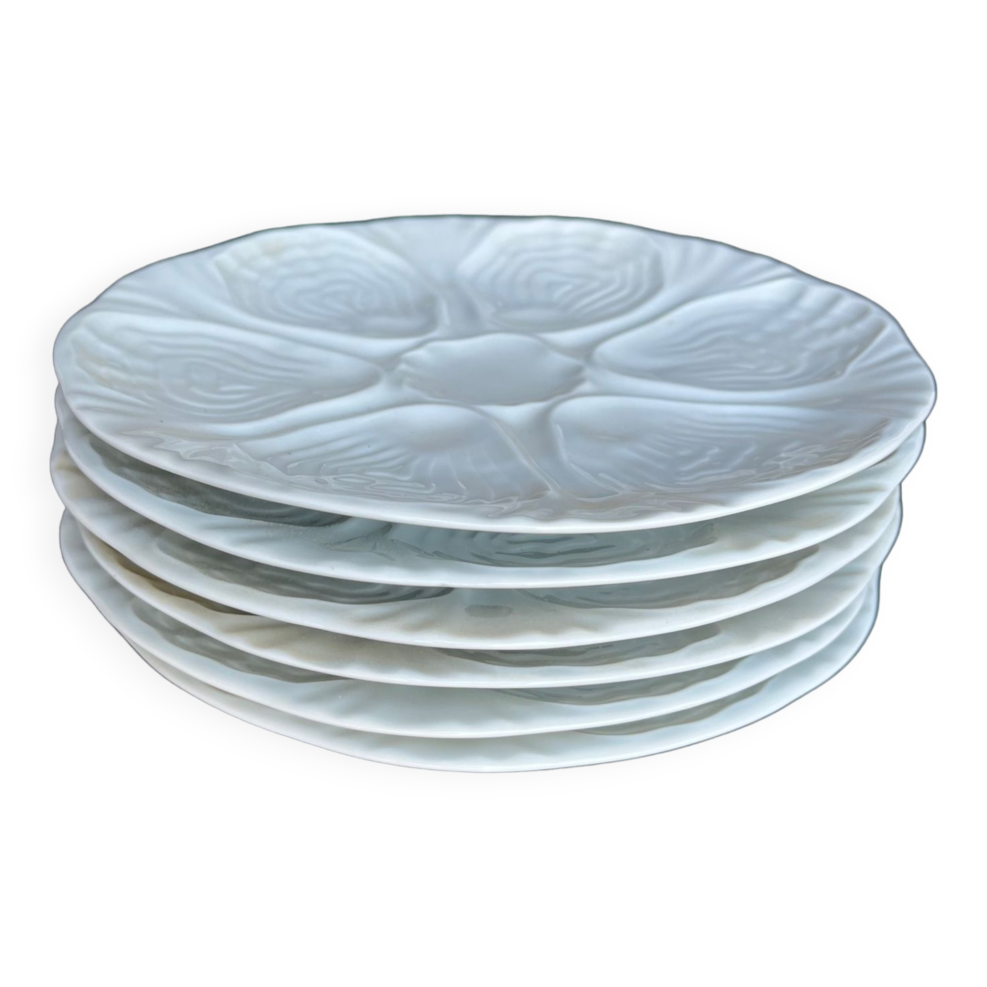 6 oyster plates