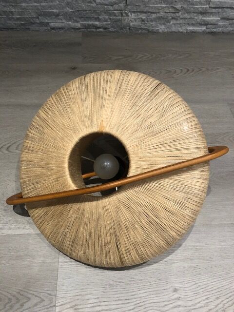 Scandinavian lustre sisal teak goes up and down