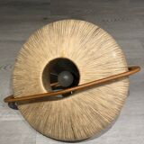 Scandinavian lustre sisal teak goes up and down
