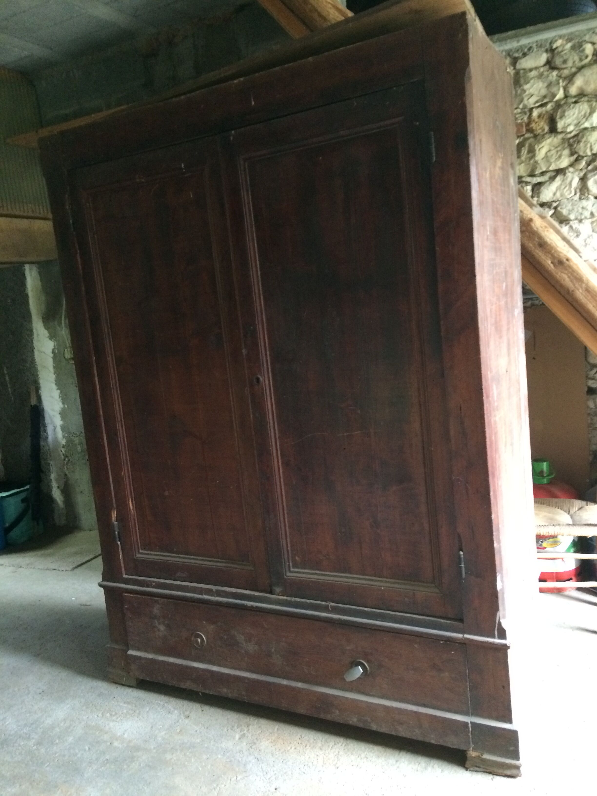 Very large old wardrobe