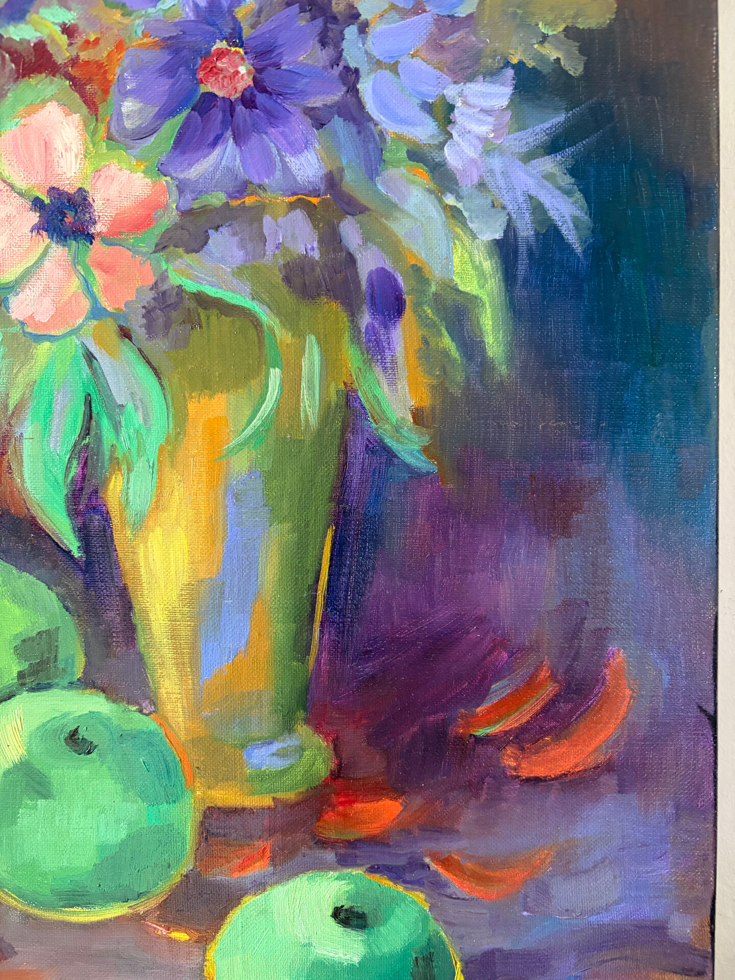 Perfume of Apples, oil on canvas signed