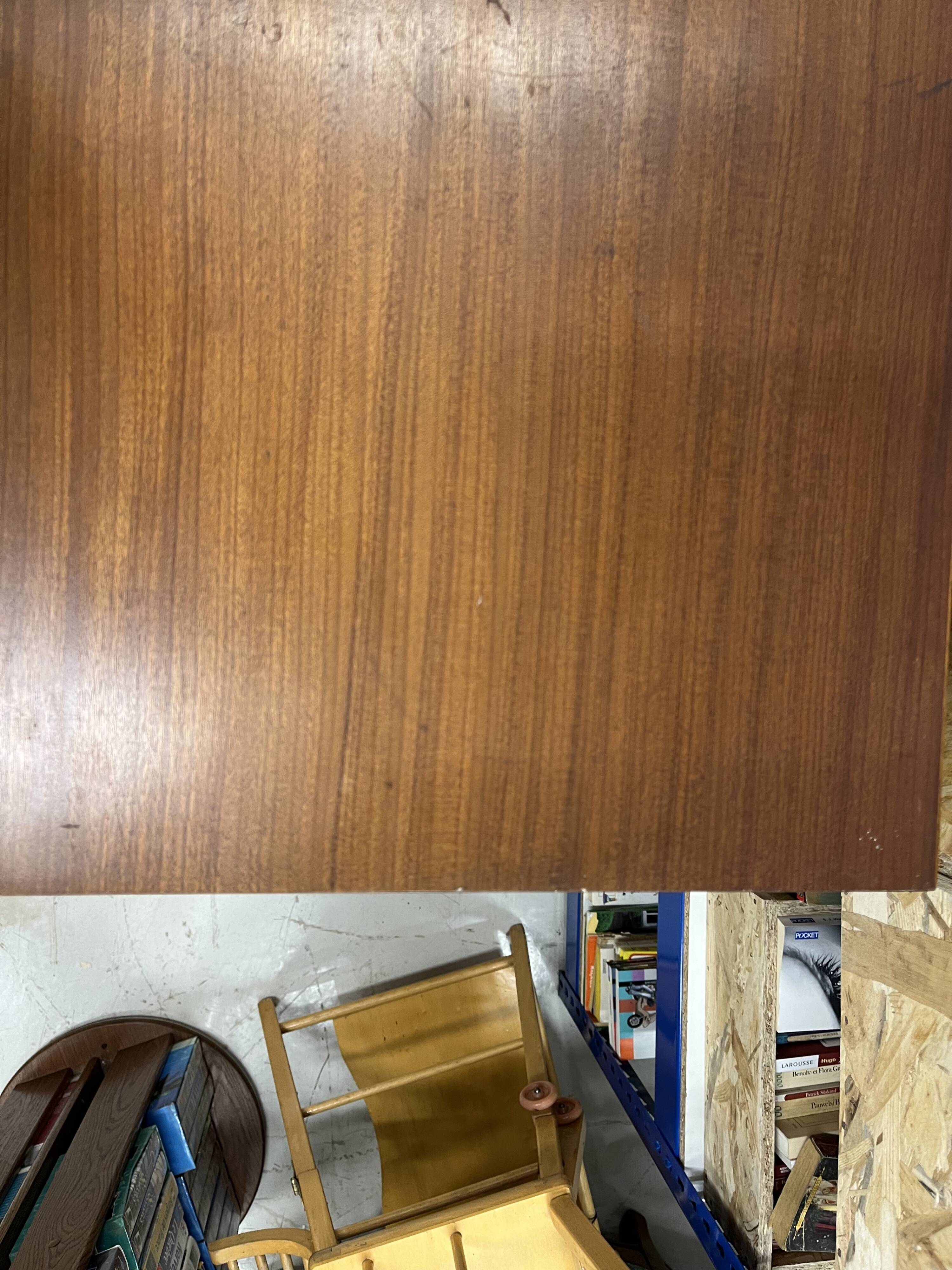 Scandinavian wooden high sideboard – 1960s