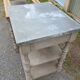 Grand meuble style drapier en bois et zinc