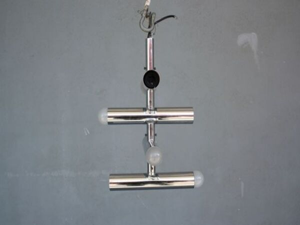 Lustre chromé vintage 1970 design orientable