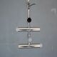 Chrome chandelier vintage 1970 swivel design