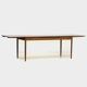 Extra large vintage mid century extendable rosewood dining table, 1960s