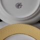 Set of 6 yellow dessert plates Moulin des Loups