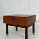 Teak bedside table 50s - 60s by CombinEurop