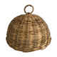 Cloche en osier tressé, campagne chic, cuisine